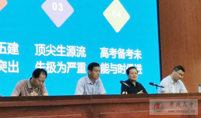 征途漫漫，惟有奮斗 ——孝感高中召開新學(xué)期全校教職工大會